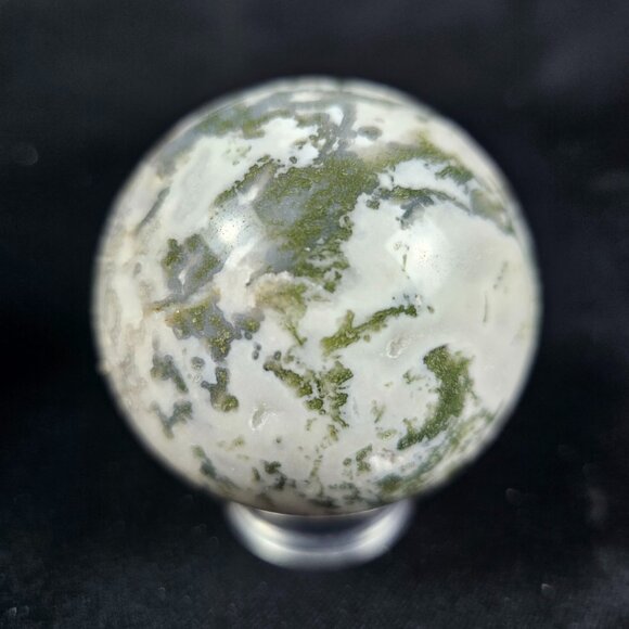 Moss Agate Sphere - Picture 1 of 5
